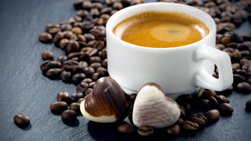 Картинка еда кофе +кофейные+зёрна шоколад конфеты зерна