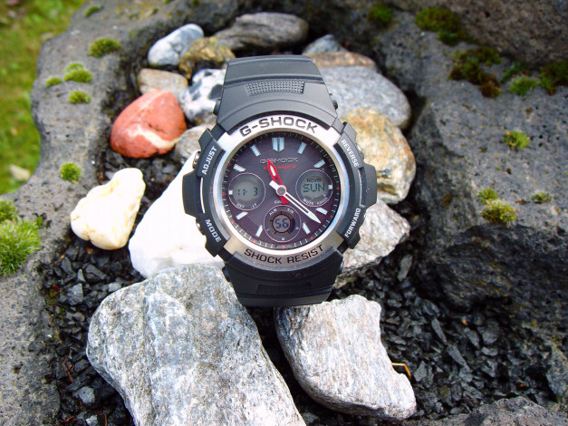 Обои картинки фото casio g- shock, бренды, casio, g-, shock, часы