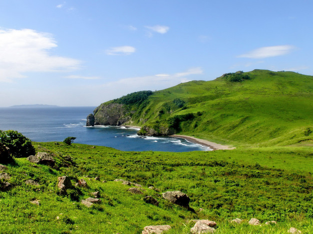 Обои картинки фото приморье, природа, побережье, берег, море, бухта