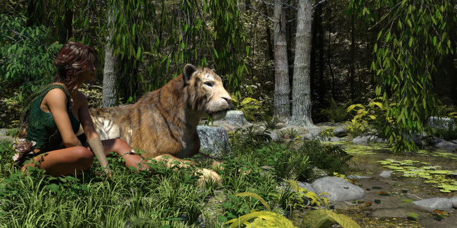 Обои картинки фото 3д графика, люди и животные , people and animals, фон, взгляд, девушка