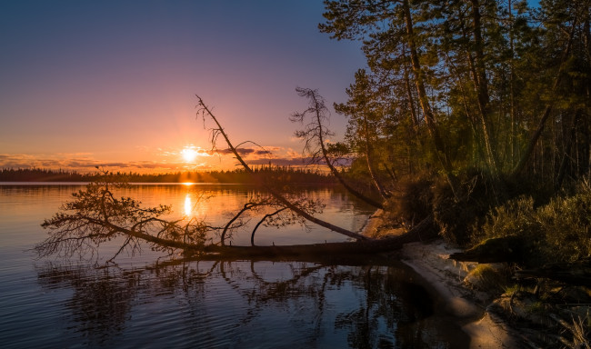 Обои картинки фото природа, восходы, закаты, простор