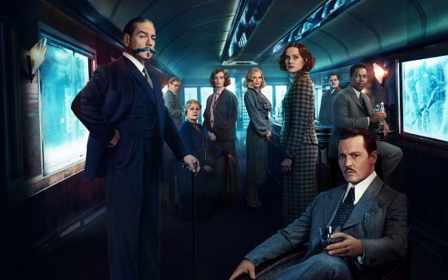 Обои картинки фото кино фильмы, murder on the orient express , 2017, murder, on, the, orient, express