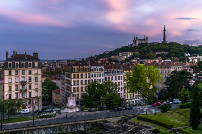 Обои картинки фото lyon, города, лион , франция, набережная