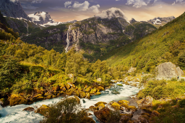 Обои картинки фото природа, горы, простор