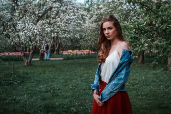 Картинка девушка девушки -unsort+ рыжеволосые+и+другие модель