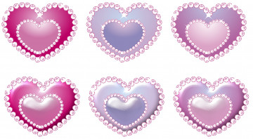 обоя векторная графика, сердечки , hearts, сердечко, фон