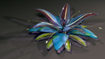 Картинка 3д+графика цветы+ flowers цвет лепестки узор фон