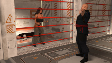 Картинка 3д+графика фантазия+ fantasy взгляд девушка фон