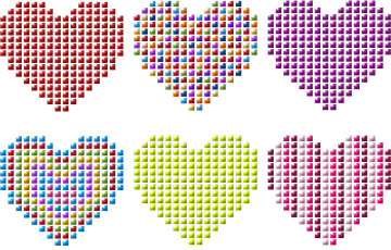 Картинка векторная+графика сердечки+ hearts сердечки фон