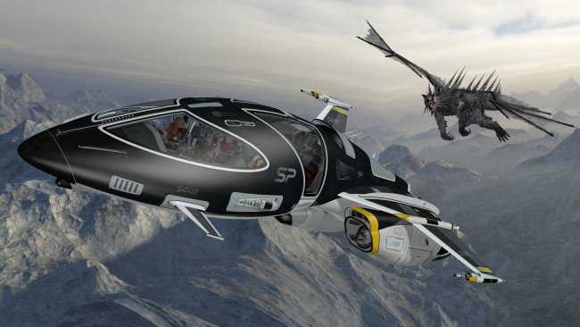 Обои картинки фото 3д графика, фантазия , fantasy, вселенная, галактики, полет, космический, корабль