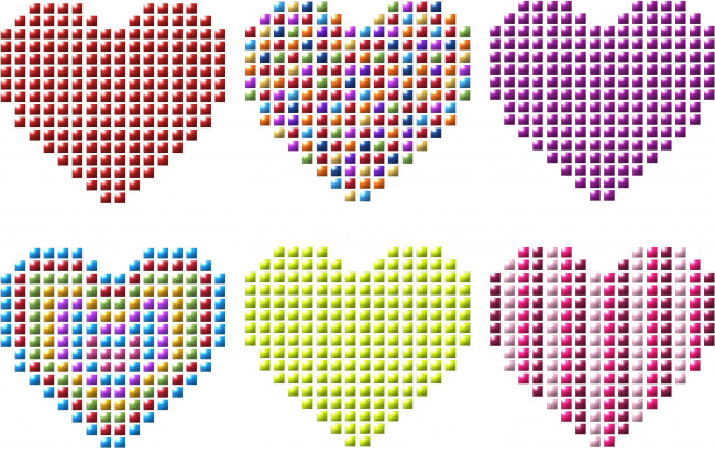 Обои картинки фото векторная графика, сердечки , hearts, сердечки, фон