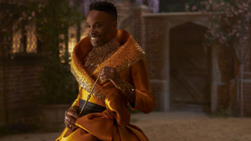 Картинка cinderella+ +2021+ кино+фильмы -unknown+ другое billy porter cinderella фэнтези fabulous godmother мелодрама комедия мюзикл amazon prime video