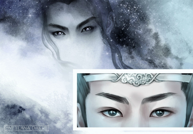 Обои картинки фото рисованное, кино,  мультфильмы, сюэ, ян, лань, ванцзы, глаза