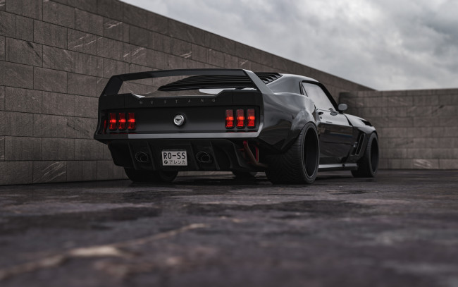 Обои картинки фото ford mustang boss 429 hypnotizer, автомобили, 3д, ford, mustang, boss, 429, hypnotizer