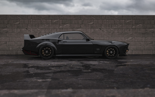 Обои картинки фото ford mustang boss 429 hypnotizer, автомобили, 3д, ford, mustang, boss, 429, hypnotizer