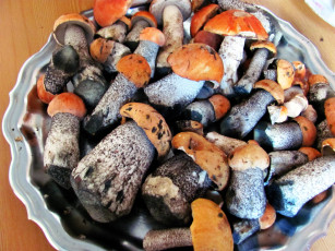 Картинка еда грибы +грибные+блюда подосиновики