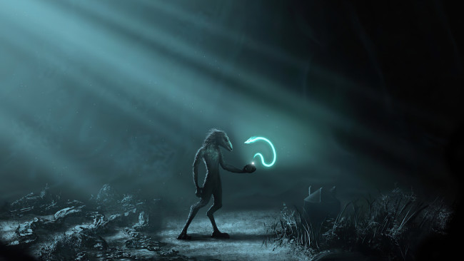 Обои картинки фото фэнтези, оборотни, волк