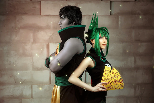 Обои картинки фото дарья флора, разное, мужчина женщина, пара, образы, костюмы