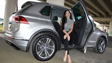 обоя автомобили, -авто с девушками, красивая, девушка