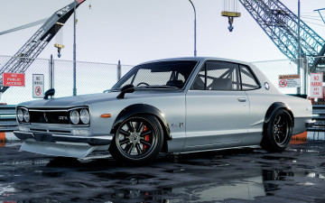 Картинка автомобили 3д nissan