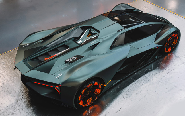 Обои картинки фото автомобили, 3д, lamborghini