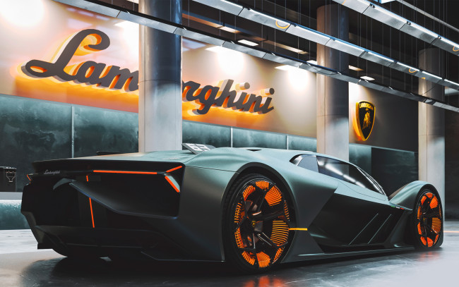 Обои картинки фото автомобили, 3д, lamborghini
