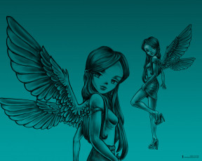 Картинка аниме angels demons