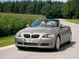 Картинка bmw 335i convertible 2007 автомобили