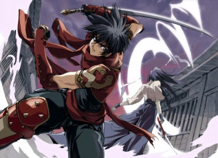 Картинка аниме weapon blood technology