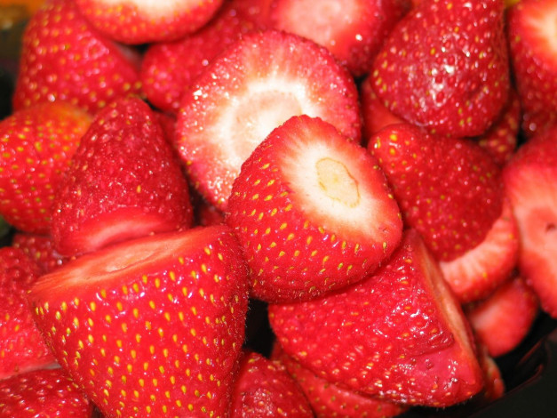 Обои картинки фото еда, клубника, земляника