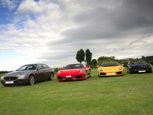 Картинка автомобили разные вместе