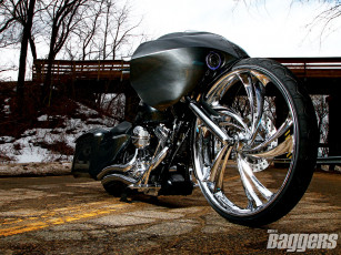 Картинка 2008 harley davidson road glide мотоциклы customs