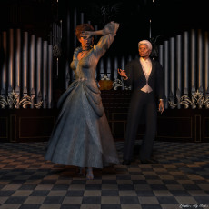 обоя 3д, графика, people, люди, женщина, мужчина