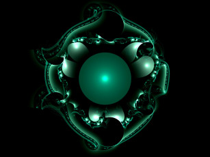 Картинка 3д графика fractal фракталы узор