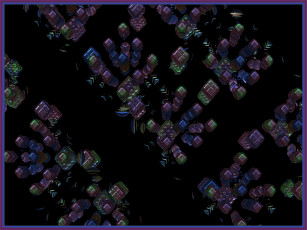 Картинка 3д графика fractal фракталы узор