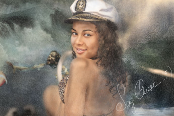 Картинка рисованные люди девушка