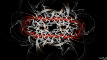 Картинка 3д графика fractal фракталы узор абстракция