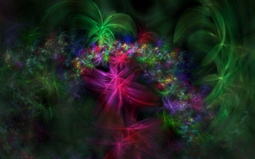 Картинка 3д графика abstract абстракции узор тёмный