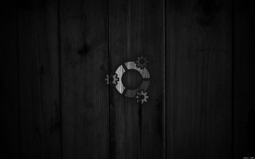 Картинка компьютеры ubuntu linux фон тёмный доски