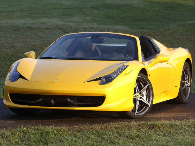Обои картинки фото ferrari, 458, spider, автомобили