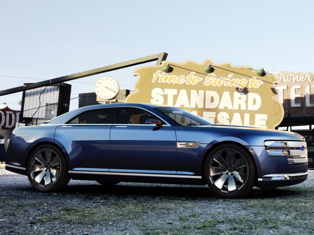 Обои картинки фото ford, interceptor, concept, автомобили