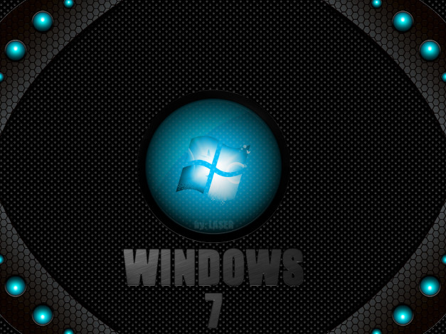 Обои картинки фото компьютеры, windows, vienna, фон, тёмный, сетка