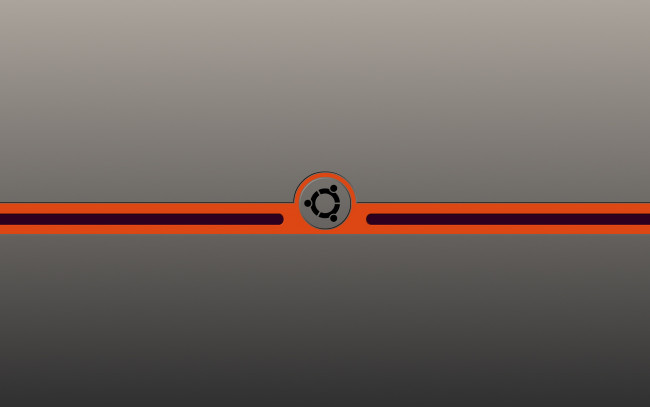 Обои картинки фото компьютеры, ubuntu, linux, фон, полоса, серый, красная