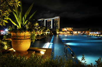 Картинка города сингапур бассейн