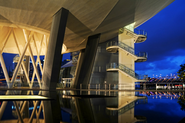 Обои картинки фото города, сингапур, фрагмент, музея