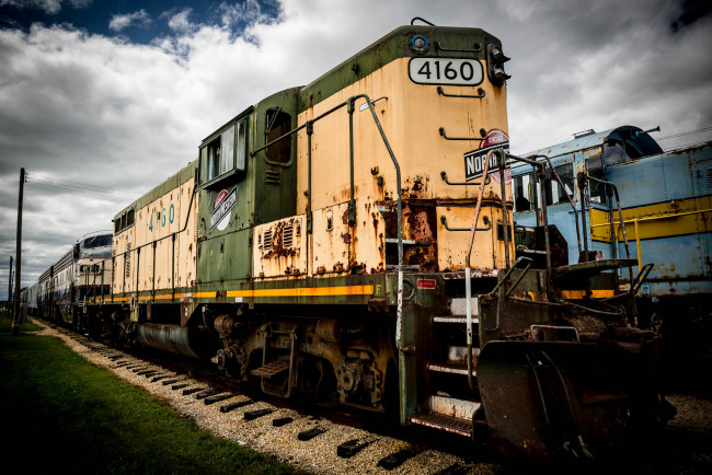 Обои картинки фото техника, локомотивы, рельсы, железная, дорога