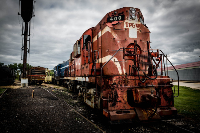 Обои картинки фото техника, локомотивы, рельсы, железная, дорога