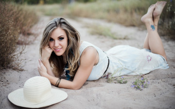 Картинка девушки -unsort+ блондинки jenny поза девушка