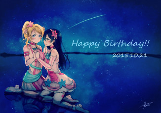 Картинка аниме love+live +school+idol+project ayase eri love live school idol project lilylion26 девушки арт sonoda umi