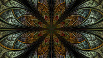 Картинка 3д+графика фракталы+ fractal фон цвета узор